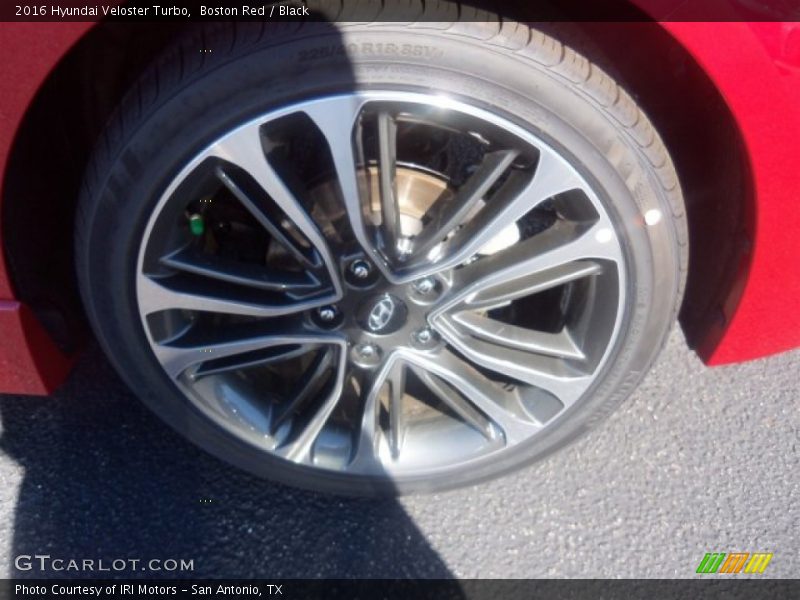 Boston Red / Black 2016 Hyundai Veloster Turbo