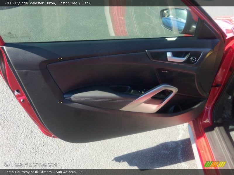 Boston Red / Black 2016 Hyundai Veloster Turbo