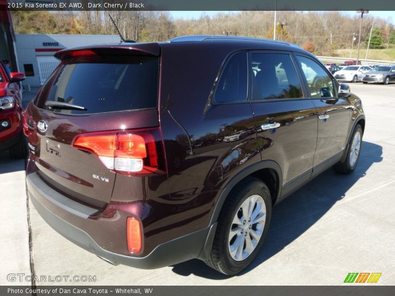 Dark Cherry / Black 2015 Kia Sorento EX AWD