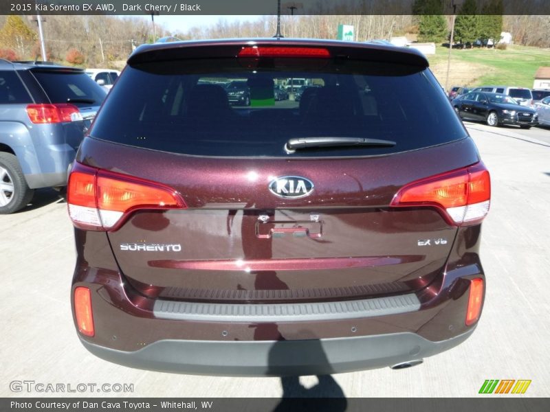 Dark Cherry / Black 2015 Kia Sorento EX AWD