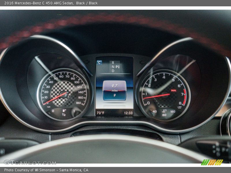 Black / Black 2016 Mercedes-Benz C 450 AMG Sedan