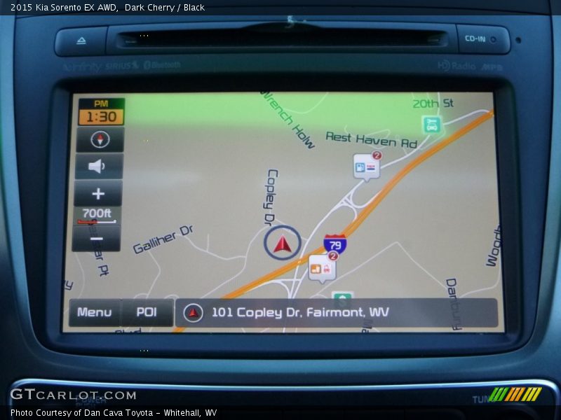 Dark Cherry / Black 2015 Kia Sorento EX AWD