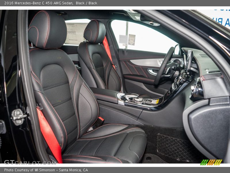 Black / Black 2016 Mercedes-Benz C 450 AMG Sedan