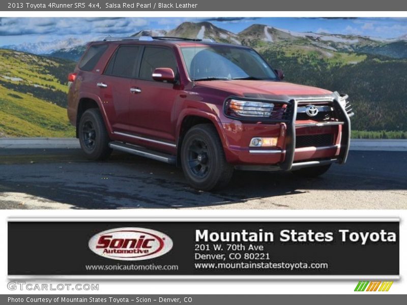 Salsa Red Pearl / Black Leather 2013 Toyota 4Runner SR5 4x4