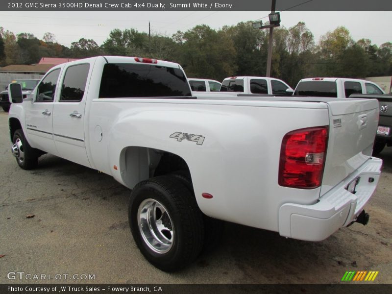 Summit White / Ebony 2012 GMC Sierra 3500HD Denali Crew Cab 4x4 Dually