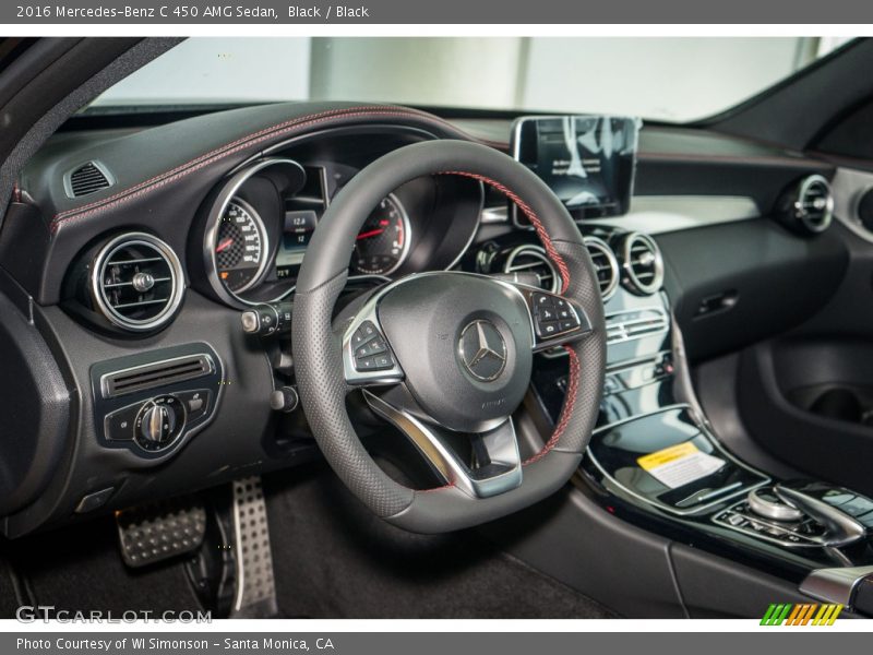 Black / Black 2016 Mercedes-Benz C 450 AMG Sedan