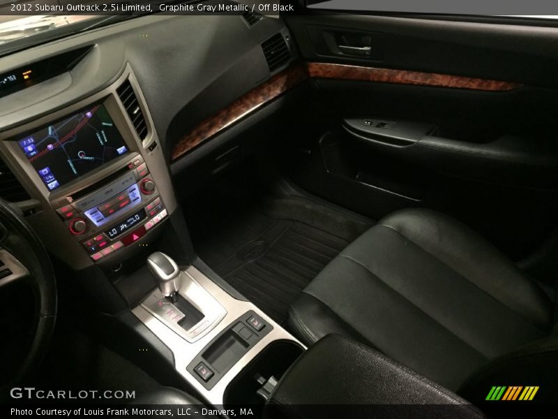 Graphite Gray Metallic / Off Black 2012 Subaru Outback 2.5i Limited