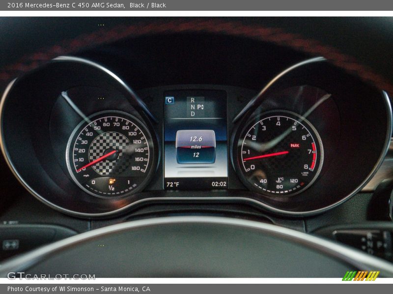 Black / Black 2016 Mercedes-Benz C 450 AMG Sedan