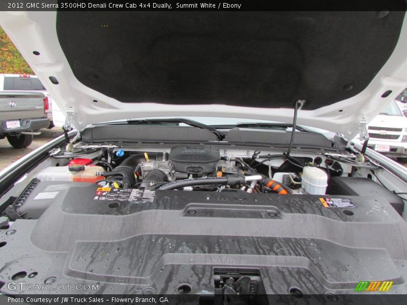 Summit White / Ebony 2012 GMC Sierra 3500HD Denali Crew Cab 4x4 Dually
