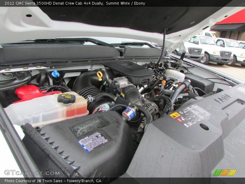 Summit White / Ebony 2012 GMC Sierra 3500HD Denali Crew Cab 4x4 Dually