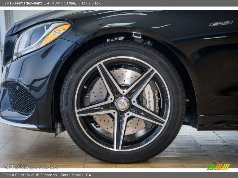 Black / Black 2016 Mercedes-Benz C 450 AMG Sedan
