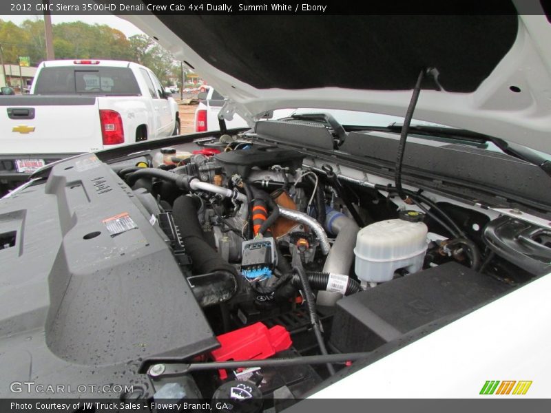 Summit White / Ebony 2012 GMC Sierra 3500HD Denali Crew Cab 4x4 Dually
