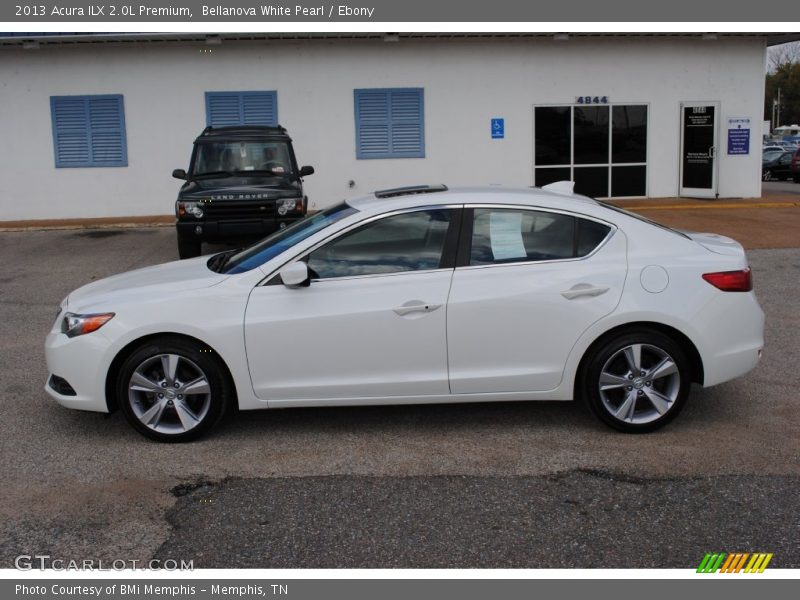 Bellanova White Pearl / Ebony 2013 Acura ILX 2.0L Premium