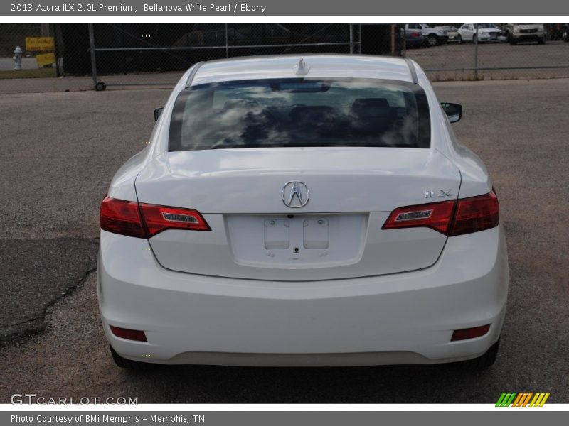 Bellanova White Pearl / Ebony 2013 Acura ILX 2.0L Premium