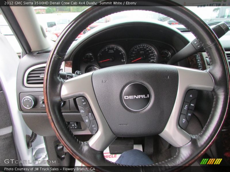 Summit White / Ebony 2012 GMC Sierra 3500HD Denali Crew Cab 4x4 Dually