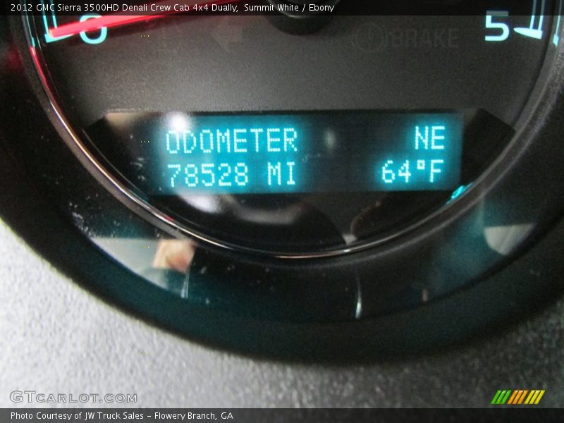 Summit White / Ebony 2012 GMC Sierra 3500HD Denali Crew Cab 4x4 Dually