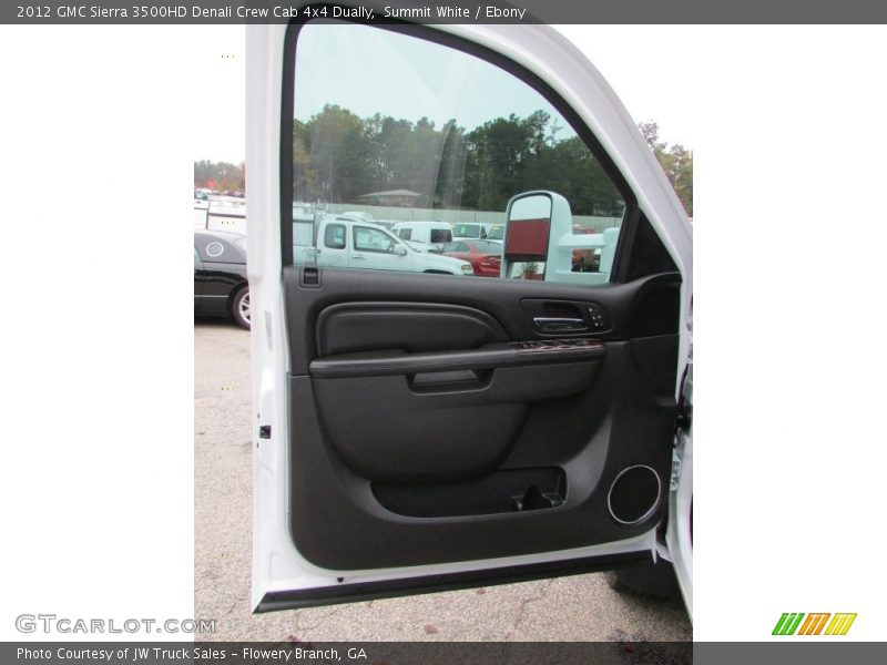 Summit White / Ebony 2012 GMC Sierra 3500HD Denali Crew Cab 4x4 Dually