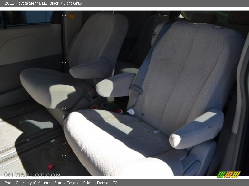 Black / Light Gray 2012 Toyota Sienna LE