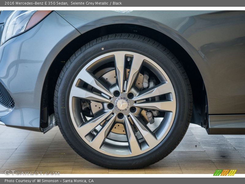 Selenite Grey Metallic / Black 2016 Mercedes-Benz E 350 Sedan