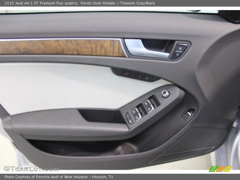Florett Silver Metallic / Titanium Gray/Black 2015 Audi A4 2.0T Premium Plus quattro