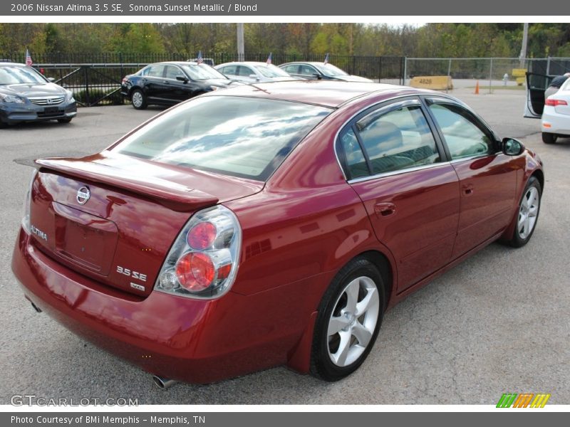 Sonoma Sunset Metallic / Blond 2006 Nissan Altima 3.5 SE