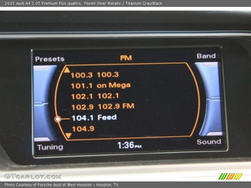 Florett Silver Metallic / Titanium Gray/Black 2015 Audi A4 2.0T Premium Plus quattro