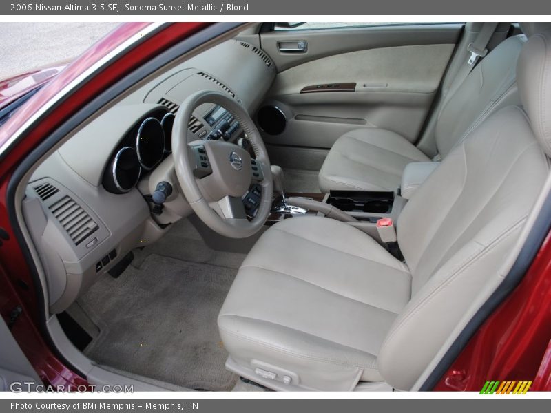  2006 Altima 3.5 SE Blond Interior