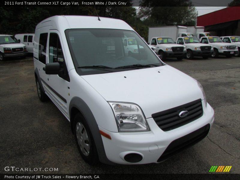 Frozen White / Dark Grey 2011 Ford Transit Connect XLT Cargo Van