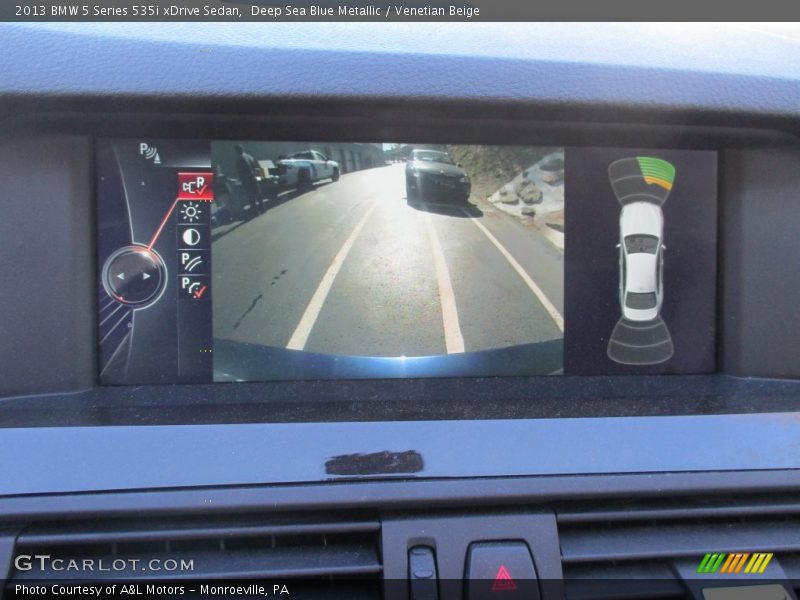 Deep Sea Blue Metallic / Venetian Beige 2013 BMW 5 Series 535i xDrive Sedan