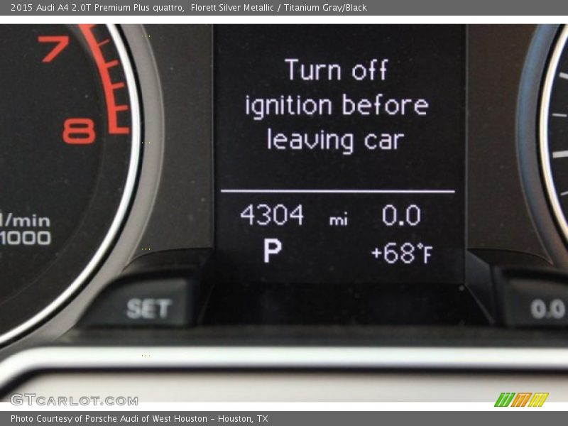 Florett Silver Metallic / Titanium Gray/Black 2015 Audi A4 2.0T Premium Plus quattro