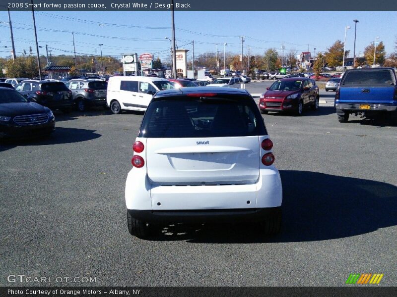 Crystal White / Design Black 2008 Smart fortwo passion coupe