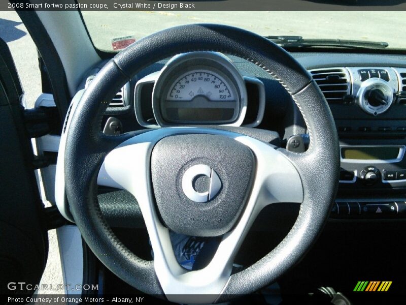 Crystal White / Design Black 2008 Smart fortwo passion coupe
