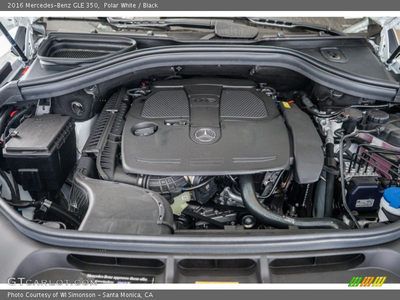 Polar White / Black 2016 Mercedes-Benz GLE 350
