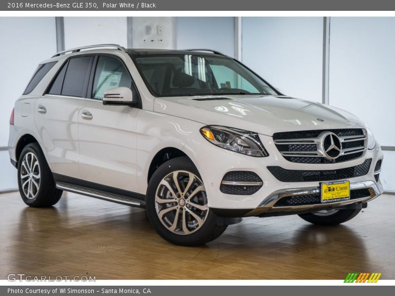 Polar White / Black 2016 Mercedes-Benz GLE 350