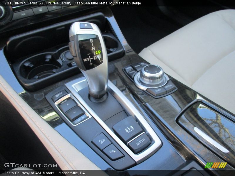 Deep Sea Blue Metallic / Venetian Beige 2013 BMW 5 Series 535i xDrive Sedan