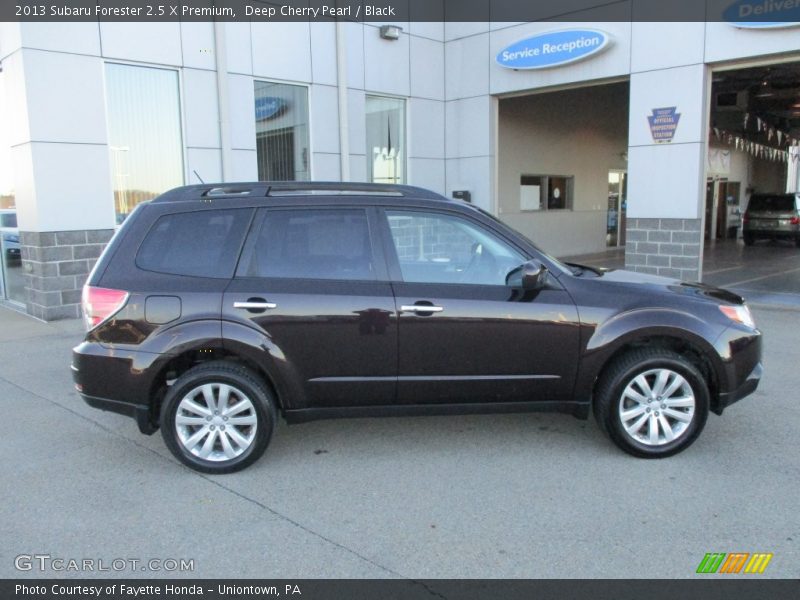 Deep Cherry Pearl / Black 2013 Subaru Forester 2.5 X Premium