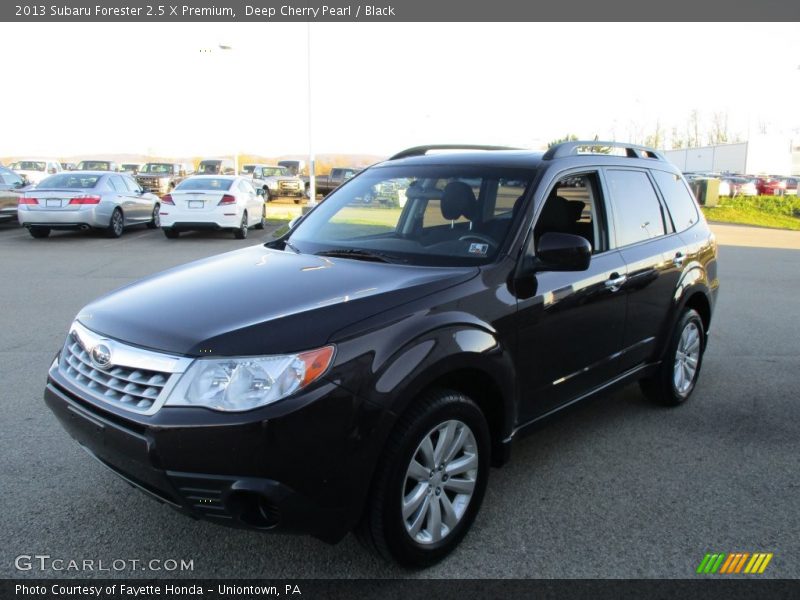 Deep Cherry Pearl / Black 2013 Subaru Forester 2.5 X Premium
