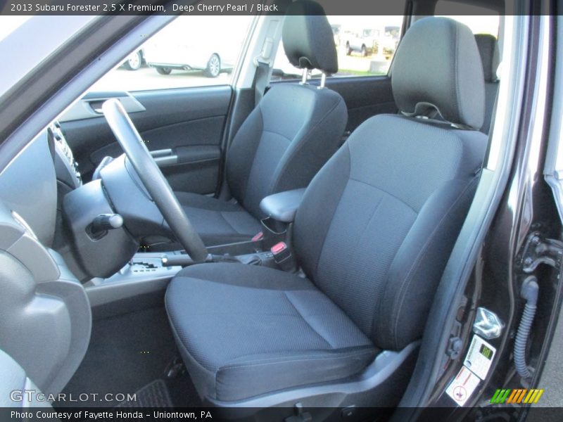 Deep Cherry Pearl / Black 2013 Subaru Forester 2.5 X Premium