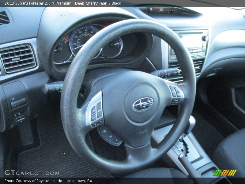 Deep Cherry Pearl / Black 2013 Subaru Forester 2.5 X Premium