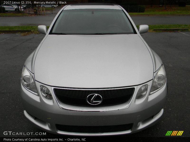 Mercury Metallic / Black 2007 Lexus GS 350