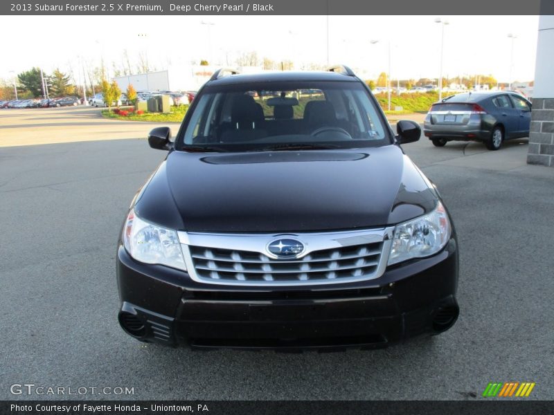 Deep Cherry Pearl / Black 2013 Subaru Forester 2.5 X Premium