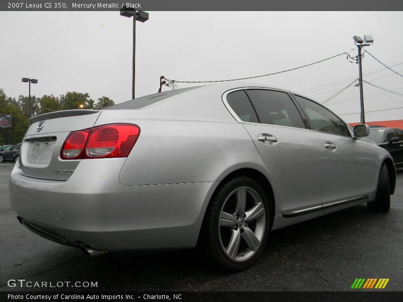 Mercury Metallic / Black 2007 Lexus GS 350