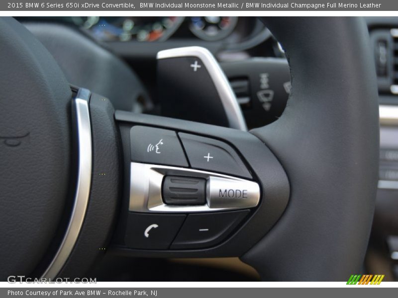 Controls of 2015 6 Series 650i xDrive Convertible