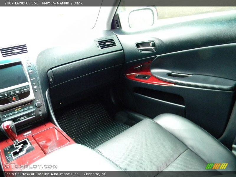 Mercury Metallic / Black 2007 Lexus GS 350