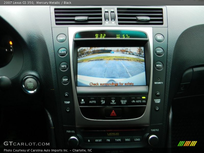Mercury Metallic / Black 2007 Lexus GS 350