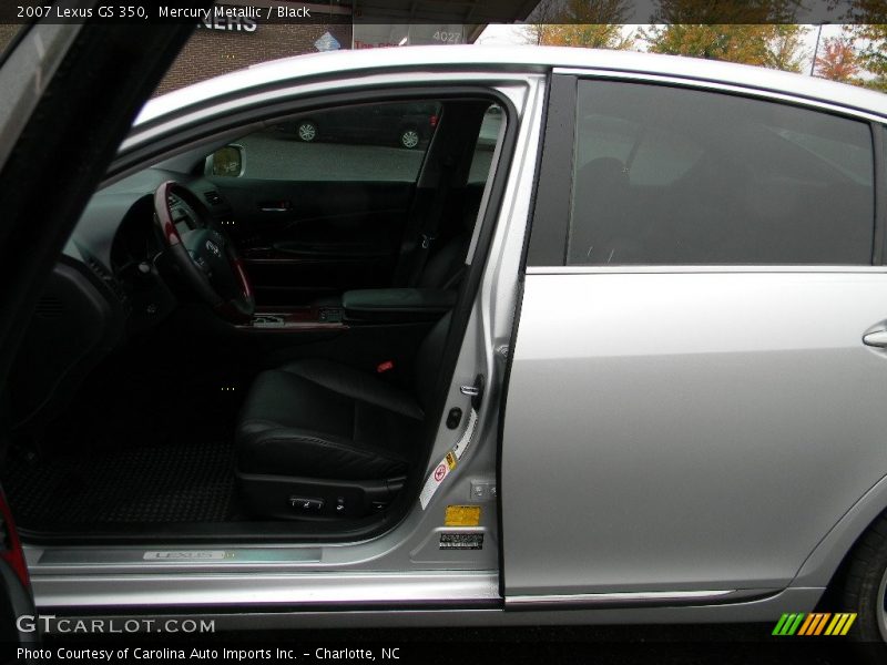 Mercury Metallic / Black 2007 Lexus GS 350