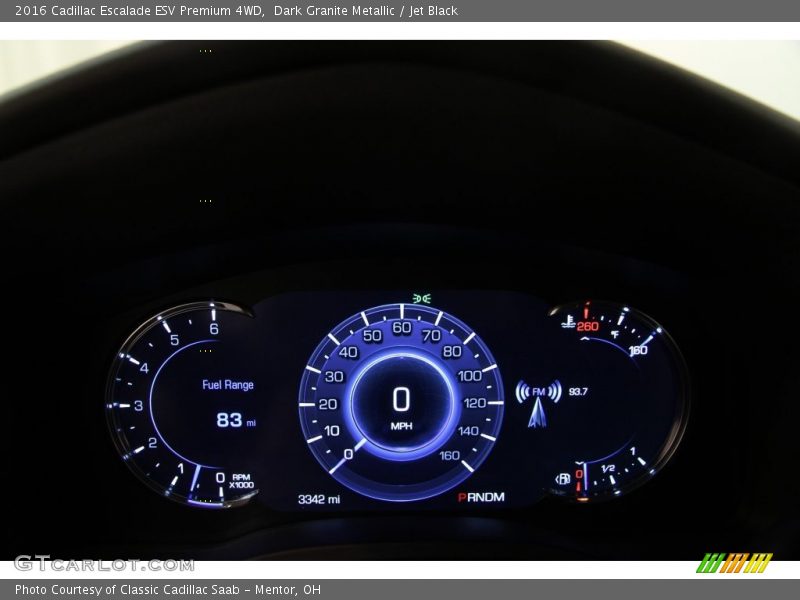  2016 Escalade ESV Premium 4WD ESV Premium 4WD Gauges