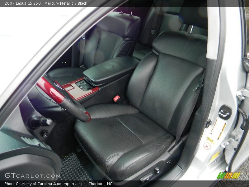 Mercury Metallic / Black 2007 Lexus GS 350