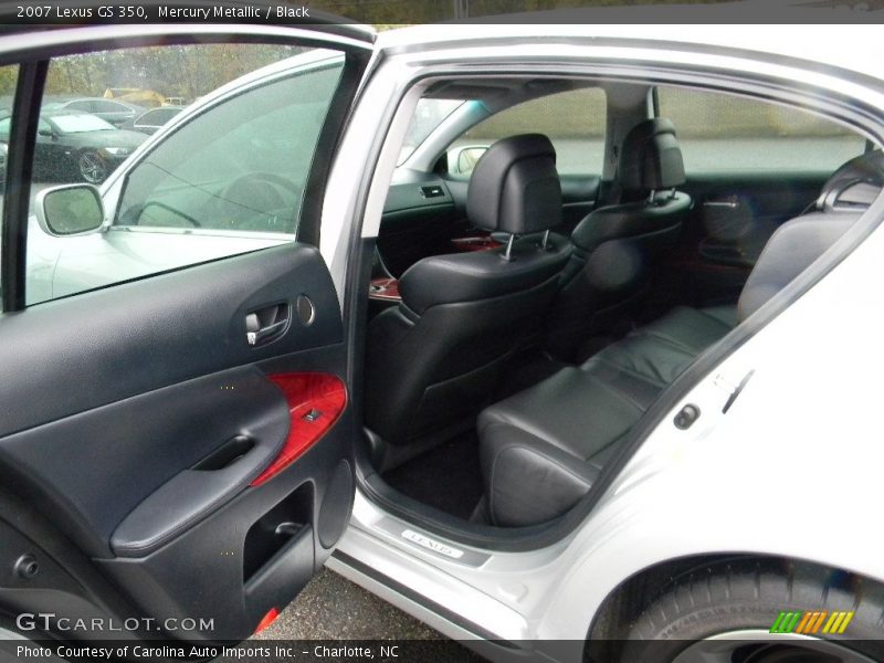 Mercury Metallic / Black 2007 Lexus GS 350