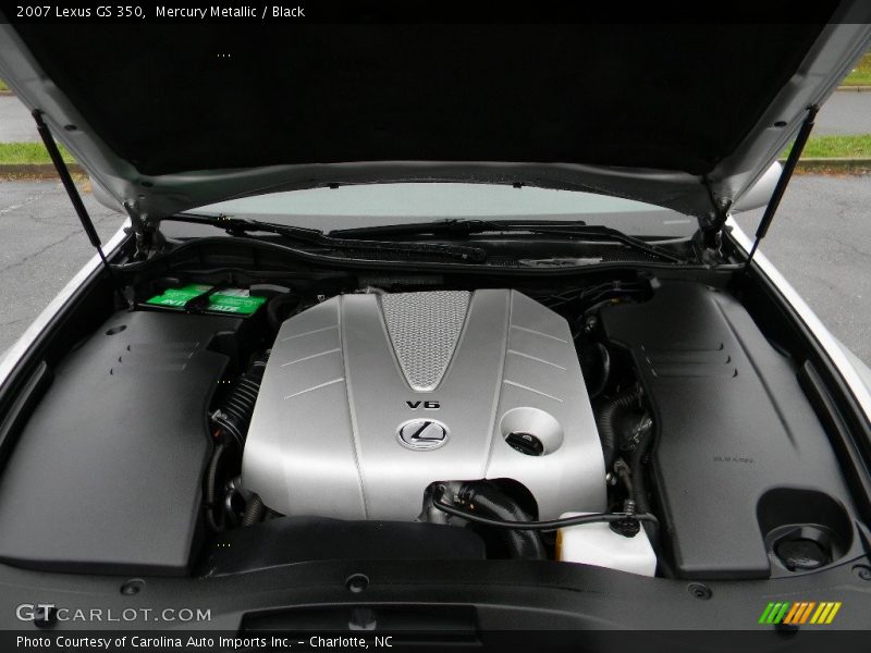 Mercury Metallic / Black 2007 Lexus GS 350